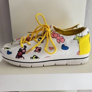 Adorable Kidcore Pop- Art Sneakers